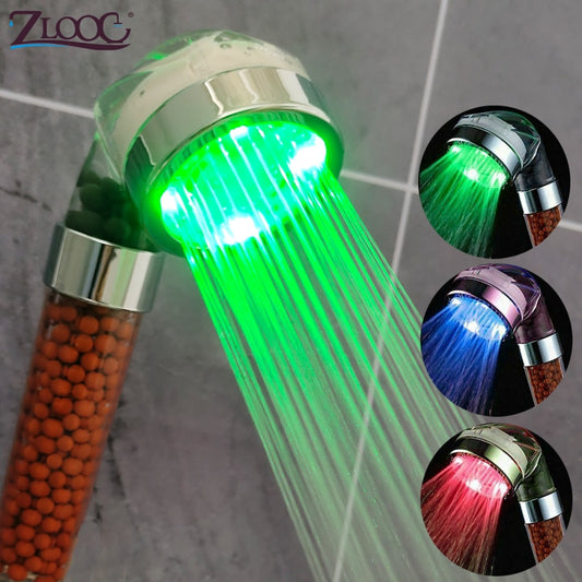 Colorful LED Shower Head